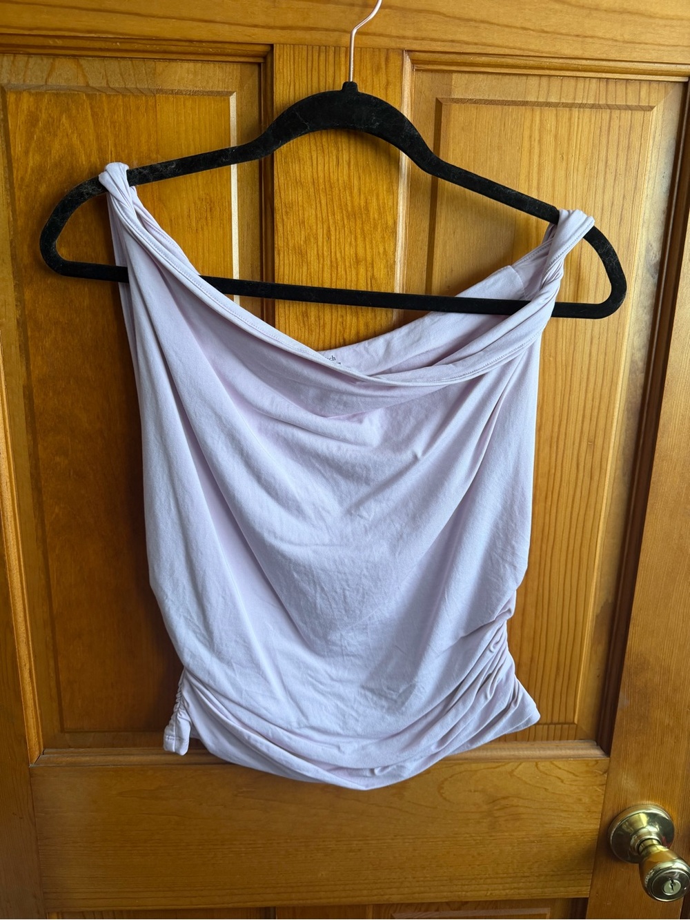 Light Lavender off the shoulder Tank Top